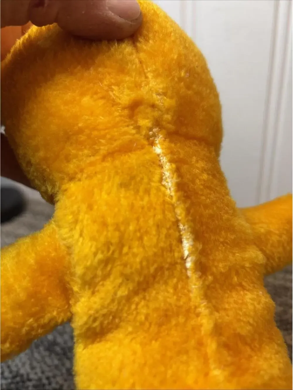 RARE VTG 1950s Brechner Bear Stuffed Animal Pooh Bear Look Alike Korea Great Con